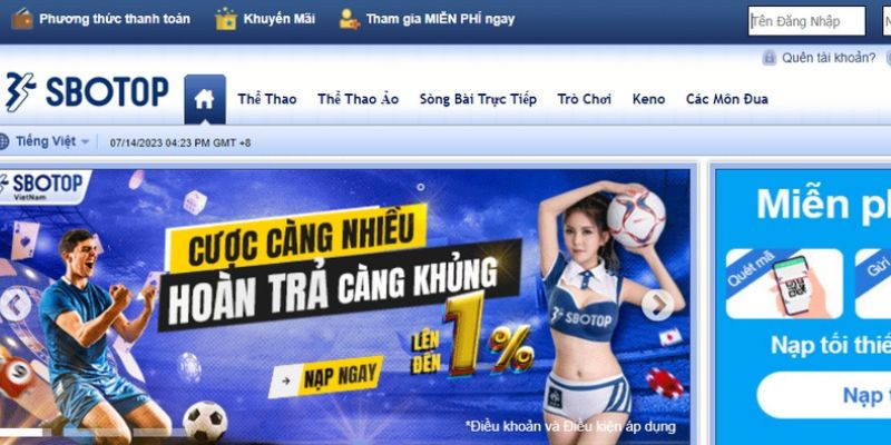 Liên hệ Sbobet tại trang chủ